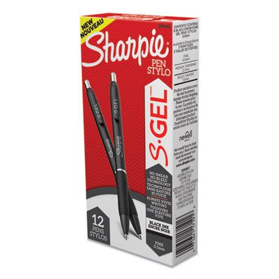 S-Gel High-Performance Gel Pen, Retractable, Fine 0.5 Mm, Bl