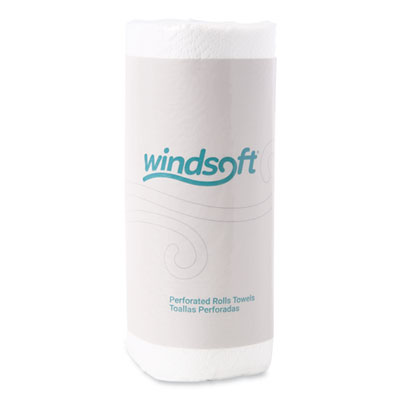 Kitchen Roll Towels, 2-Ply, 11 x 8.8, White, 100/Roll, 30 Ro