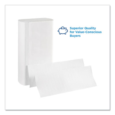 Pacific Blue Select Folded Paper Towels, 1-Ply, 9.2 x 9.4, W