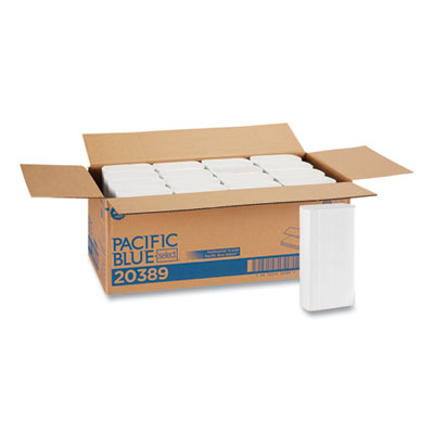 Pacific Blue Select Folded Paper Towels, 1-Ply, 9.2 x 9.4, W