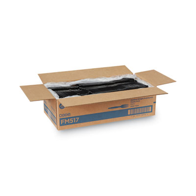 Plastic Cutlery, Heavy Mediumweight Forks, Black, 1,000/cart