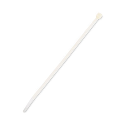 Nylon Cable Ties, 8 X 0.19, 50 Lb, Natural, 1,000/pack