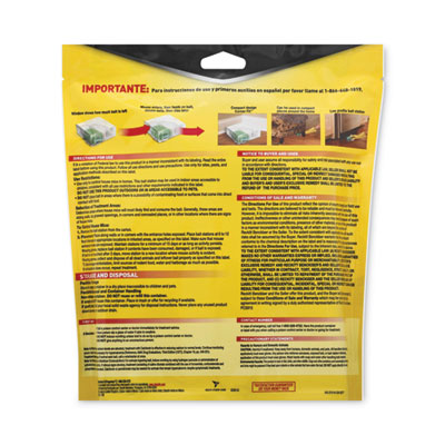 Disposable Bait Station, 3 x 3 x 1.25, 3 Bait Stations/Pack,