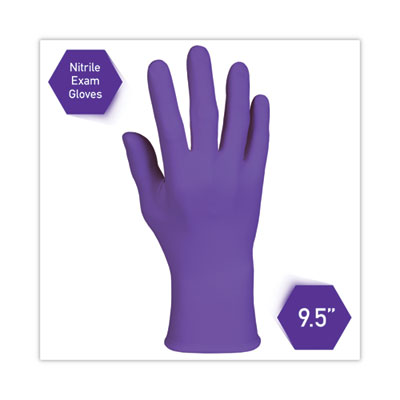 PURPLE NITRILE Exam Gloves, Powder-Free, X-Large, 6 mil Thic