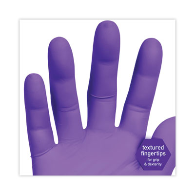 PURPLE NITRILE Exam Gloves, Powder-Free, Medium, 6 mil Thick