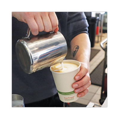 Notree Paper Hot Cups, 10 Oz, Natural, 1,000/carton