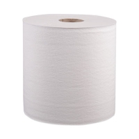 Hardwound Roll Towels, 1-Ply, 8" x 800 ft, White, 6 Rolls/Ca