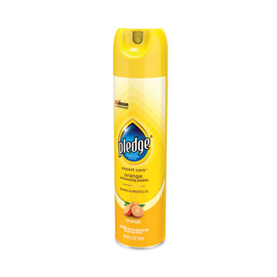 Furniture Polish, Orange Scent, 9.7 oz Aerosol Spray, 6/Cart