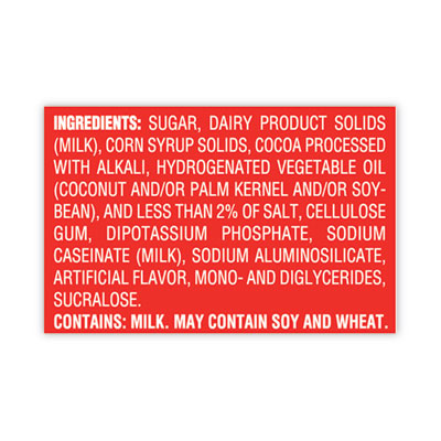 Hot Cocoa Mix, Dark Chocolate, 0.71 Packets, 50 Packets/Box,