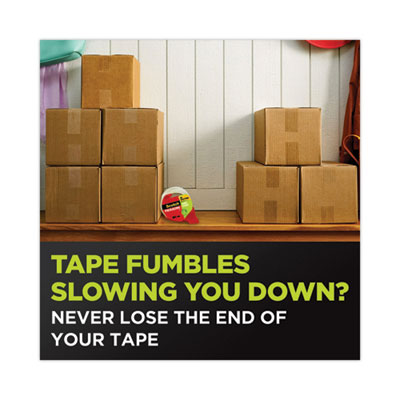 Sure Start Packaging Tape, 3" Core, 1.88" X 54.6 Yds, Clear,