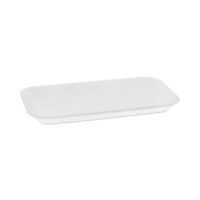 Supermarket Tray, #17, 8.3 x 4.8 x 0.65, White, Foam, 1,000/