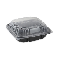 EarthChoice Vented Dual Color Microwavable Hinged Lid Contai