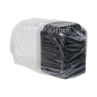 EarthChoice Vented Dual Color Microwavable Hinged Lid Contai