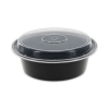Newspring VERSAtainer Microwavable Containers, 32 oz, 7" Dia