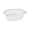 EarthChoice Recycled PET Hinged Container, 24 oz, 7.37 x 5.8
