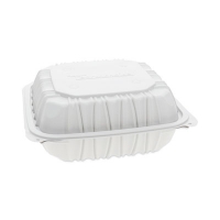 EarthChoice Vented Microwavable MFPP Hinged Lid Container, 8