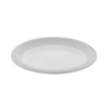 Meadoware Impact Plastic Dinnerware, Plate, 8.88" dia, White