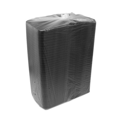 SmartLock Foam Hinged Lid Container, Medium, 8 x 8.5 x 3, Bl