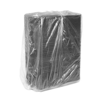 SmartLock Foam Hinged Lid Container, Large, 3 Compartments,