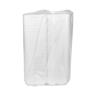 SmartLock Foam Hinged Lid Container, Small, 3 Compartments,