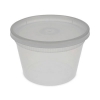 Newspring DELItainer Microwavable Container, 16 oz, 4.7" Dia