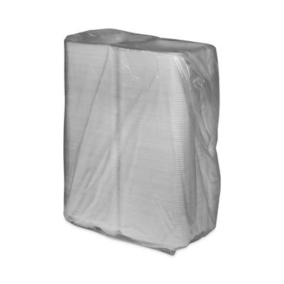Vented Foam Hinged Lid Container, Dual Tab Lock Economy, 3 C
