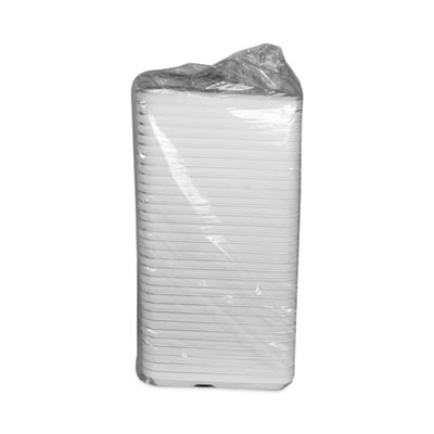 Foam School Trays, 5-Compartment Tray, 8.25 x 10.5 x 1, Whit
