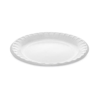 Placesetter Deluxe Laminated Foam Dinnerware, Plate, 8.88" d