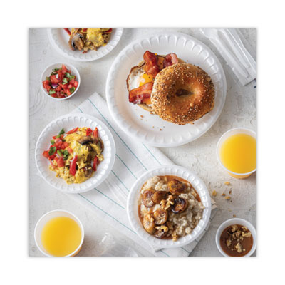 Placesetter Deluxe Laminated Foam Dinnerware, Plate, 8.88" d