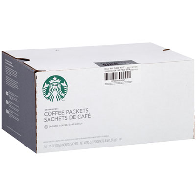 Coffee, Pike Place Decaf, 2.5 oz Packet, 18/Box