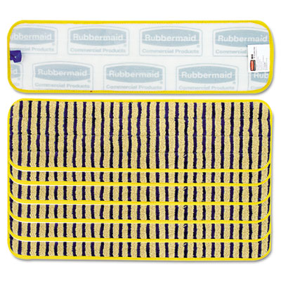 Microfiber Scrubber Pad, Vertical Polyprolene Stripes, 18",