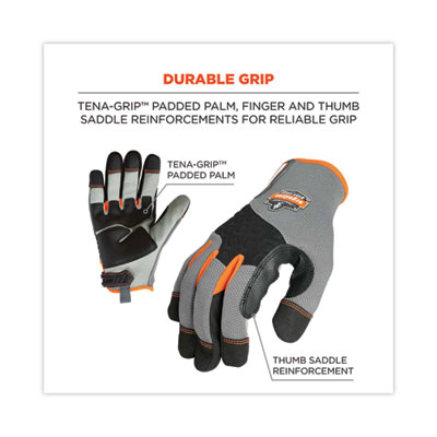 ProFlex 710 Heavy-Duty Mechanics Gloves, 9" Long, XX-Large,
