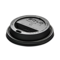 Traveler Cappuccino Style Dome Lid, Fits 8 oz Hot Cups, Plas