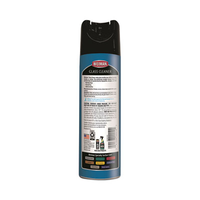 Foaming Glass Cleaner, 19 oz Aerosol Spray, 6/Carton