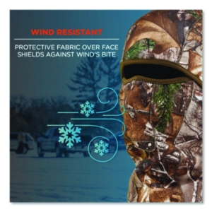 N-Ferno 6823 Hinged Balaclava Face Mask, Fleece, One Size Fi