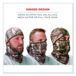 N-Ferno 6823 Hinged Balaclava Face Mask, Fleece, One Size Fi