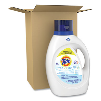 Free and Gentle Liquid Laundry Detergent, HE Compatible, Uns