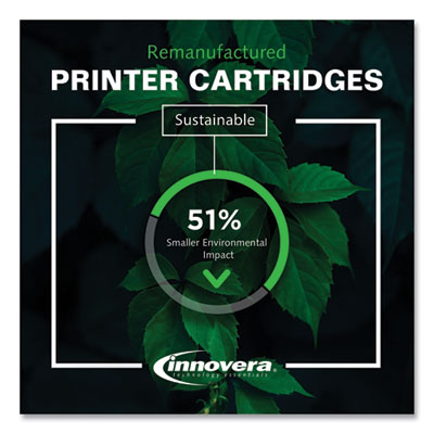 Remanufactured Black Extended-Yield Toner, Replacement for 8