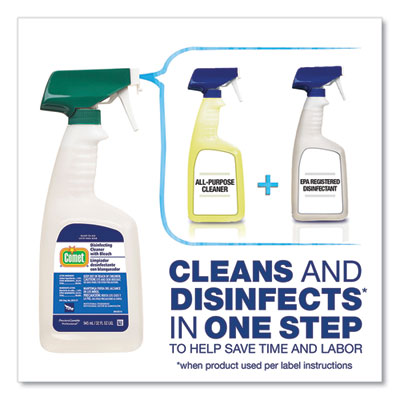 Disinfecting Cleaner with Bleach, Fresh Scent, 1 gal Bottle
