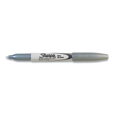 Metallic Fine Point Permanent Markers, Fine Bullet Tip, Meta