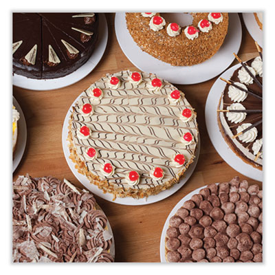 Bright White Cake Circles, 7" Diameter, White, Paper, 100/Ca