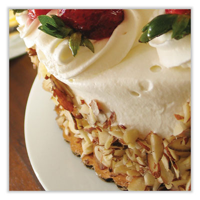 Bright White Cake Circles, 10" Diameter, Bright White, Paper