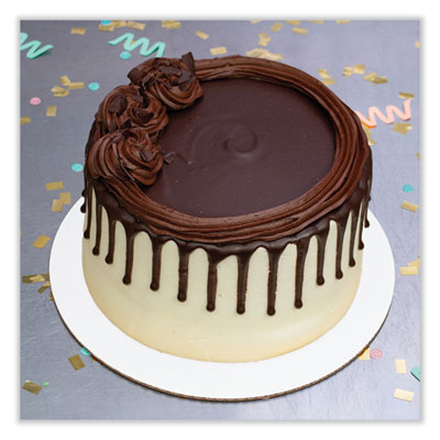 Bright White Cake Circles, 14" Diameter, White, Paper, 100/C