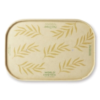 Paper Lids for Containers, 4.7 x 6.8 x 0.8, Natural, Paper,