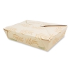 No Tree Folded Takeout Containers, 50 oz, 6.2 x 8.5 x 1.85,
