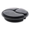 Newspring VERSAtainer Microwavable Containers, Round, 3 Comp