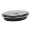 Newspring VERSAtainer Microwavable Containers, Oval, 24 oz,