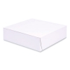 Bakery Boxes, Standard, 9 X 9 X 2.5, White, Paper, 250/carto