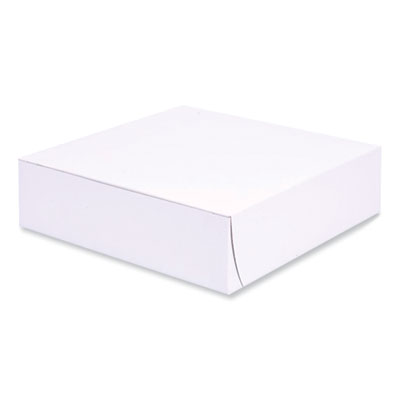 Bakery Boxes, Standard, 9 X 9 X 2.5, White, Paper, 250/carto
