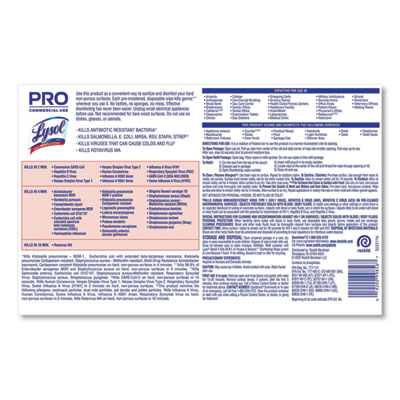 Professional Disinfecting Wipe Bucket, 1-Ply, 6 X 8, Lemon A
